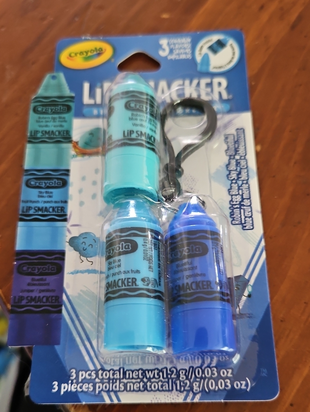Nip Crayola Blue Lip Smacker Trio - Blue & Teal Lip Balms